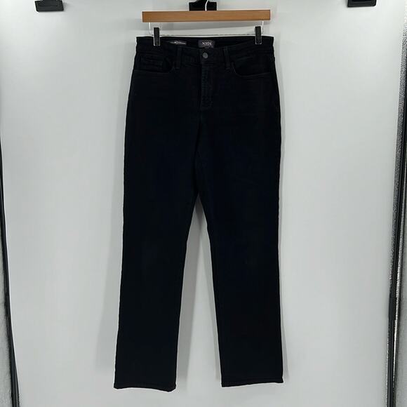 NYDJ Women's Jeans Marilyn Straight Lift x Tuck Technology - Black - 8 Short - Picture 1 of 9